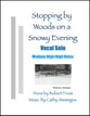 Stopping by Woods on a Snowy Evening Vocal Solo & Collections sheet music cover